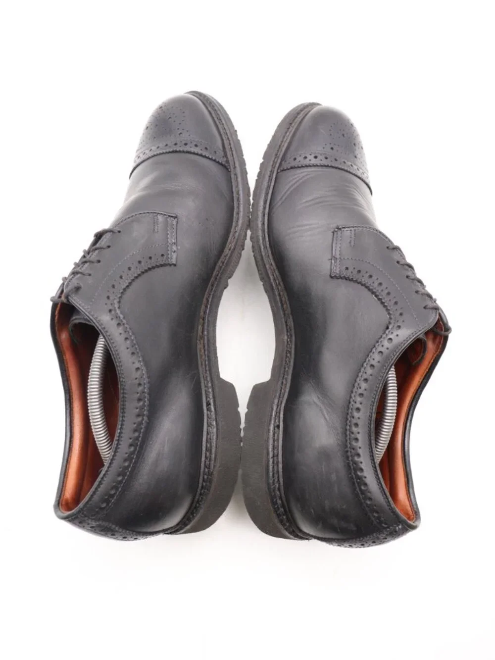 Allen Edmonds Hector Men's Size 13 D Black Leather Cap Toe Oxford Shoe
